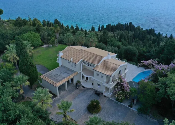 别墅 Grosse Sea And Mountains View Gastouri (Corfu)